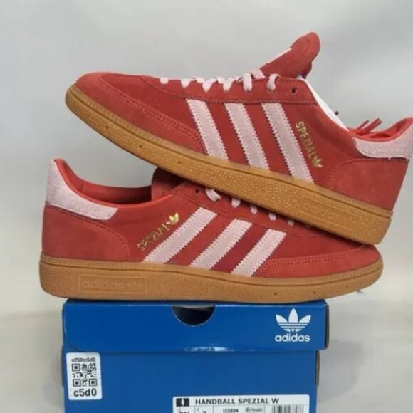 adidas Red Handball Spezial Sneakers - Picture 2 of 4